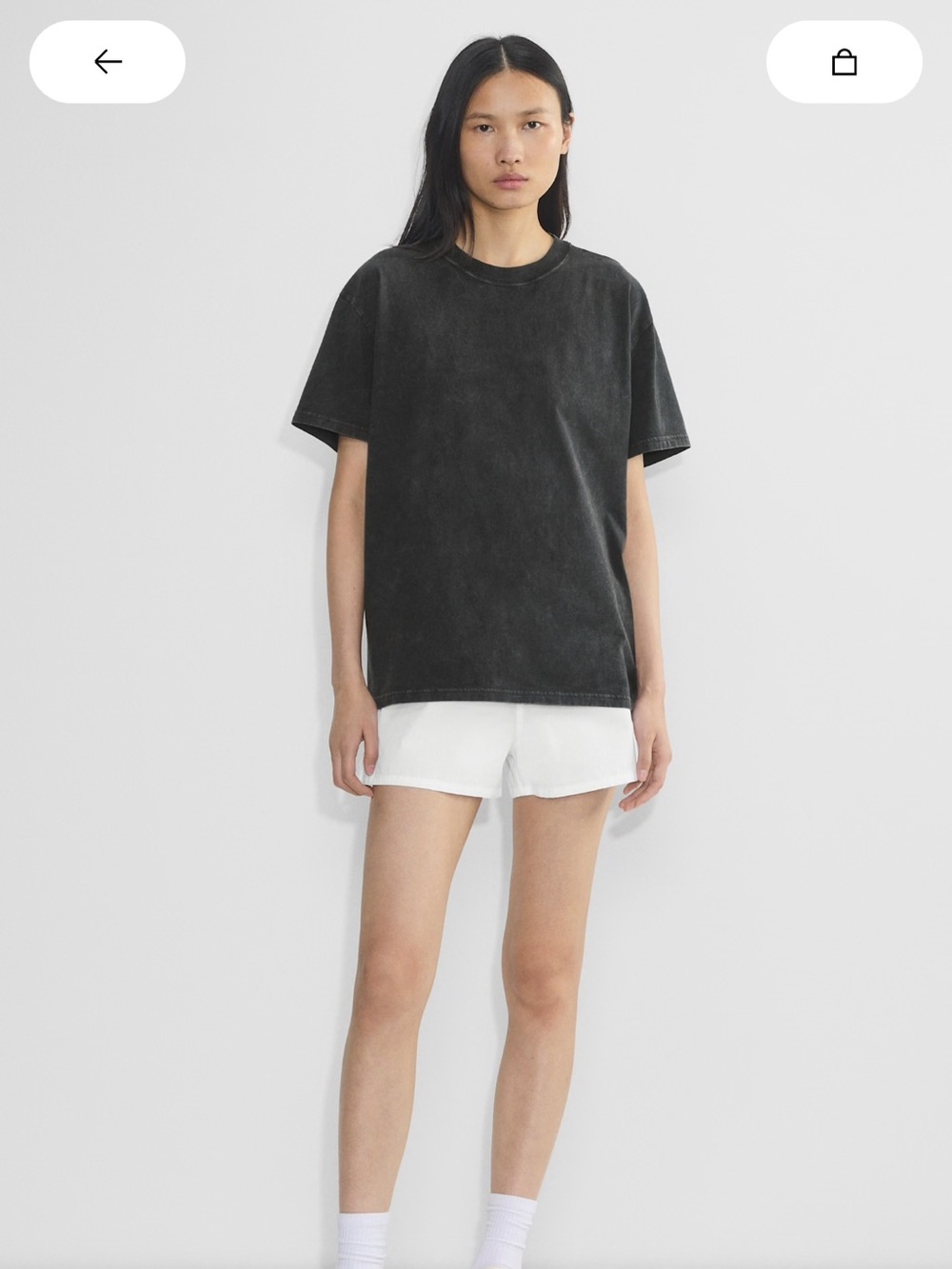 Aritzia Bike Short T Shirt